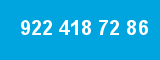 922 418 72 86 922 418 72 86